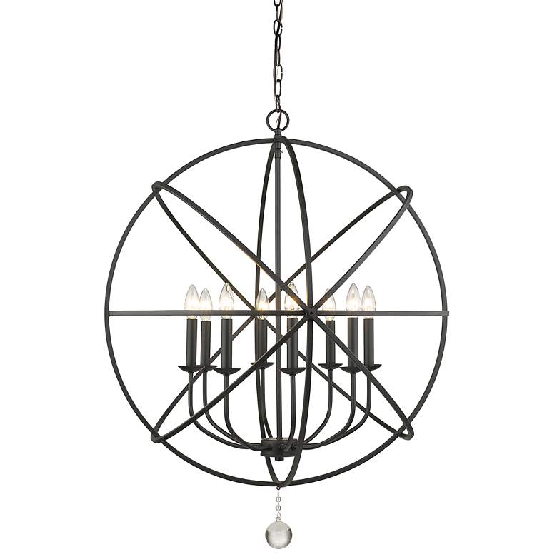 Image 3 Tull by Z-Lite Matte Black 8 Light Chandelier more views