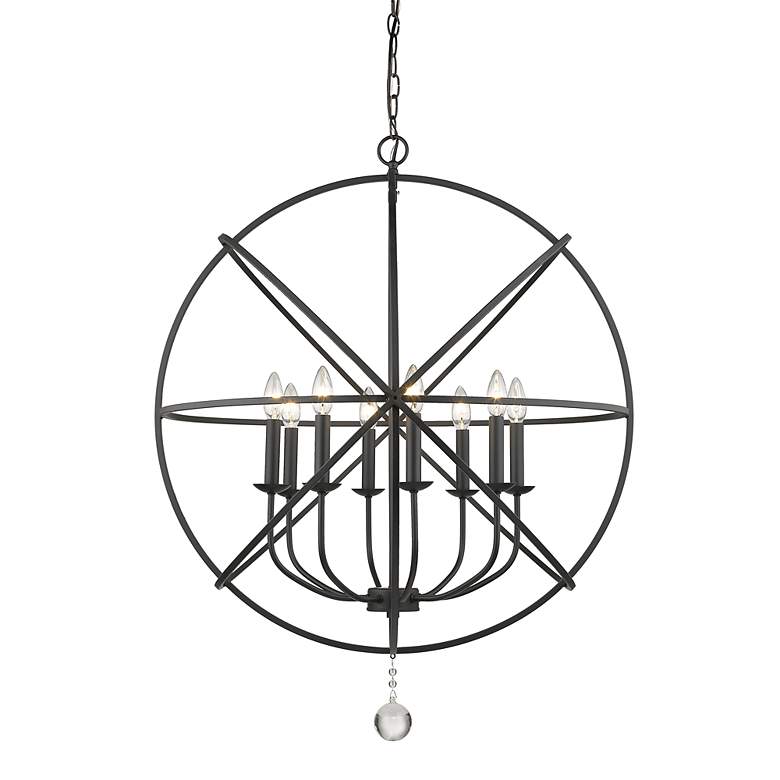 Image 4 Tull by Z-Lite Matte Black 8 Light Chandelier more views