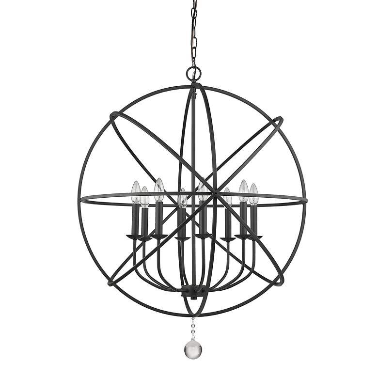 Image 6 Tull by Z-Lite Matte Black 8 Light Chandelier more views