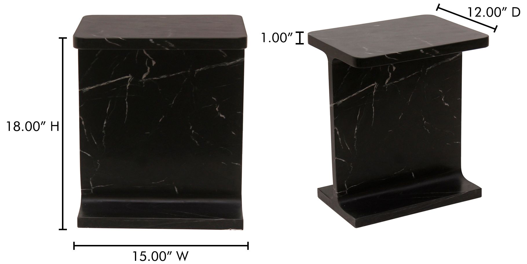 Image 6 Tullia Accent Table Black more views