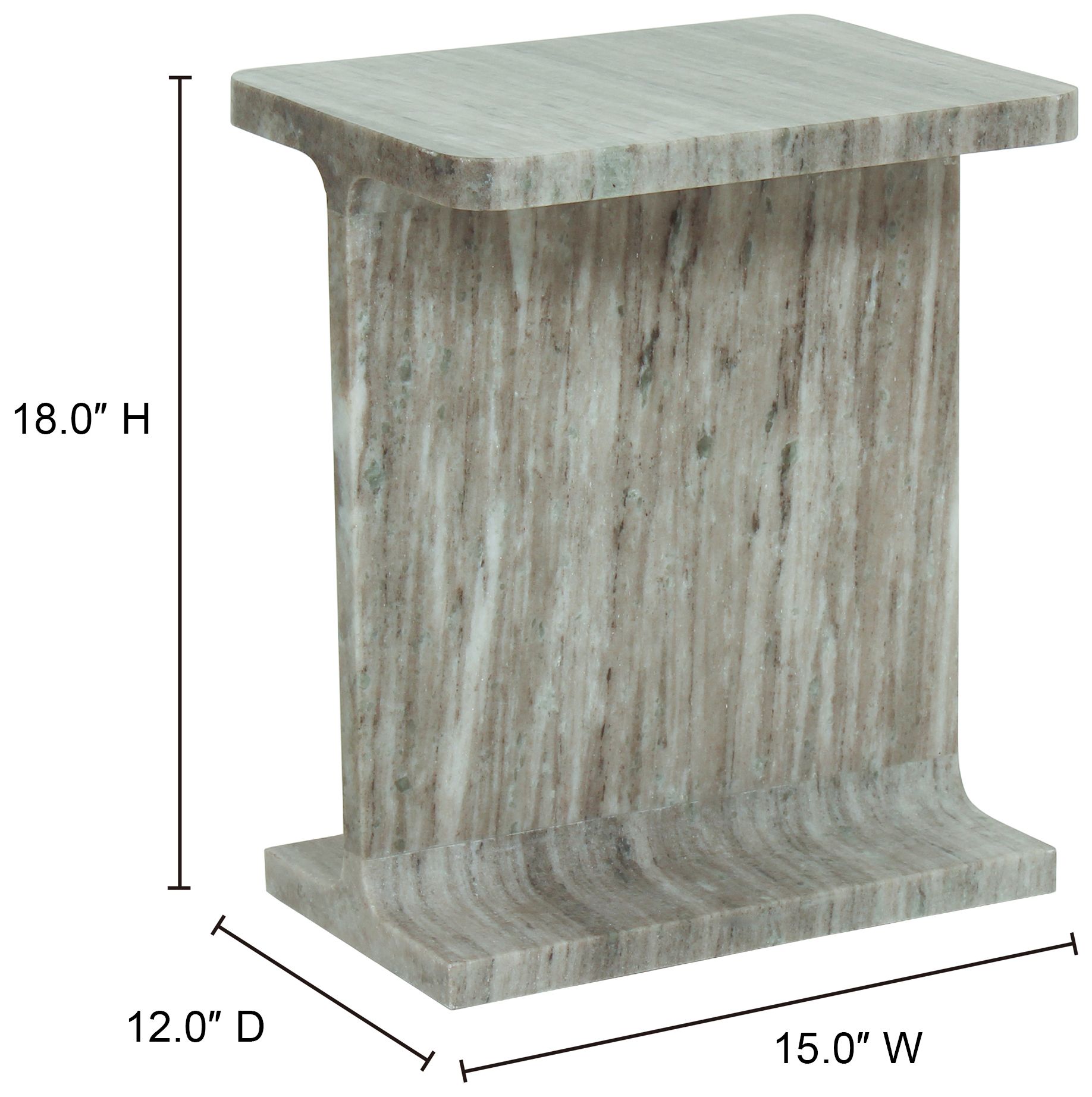 Image 6 Tullia Accent Table Taupe more views