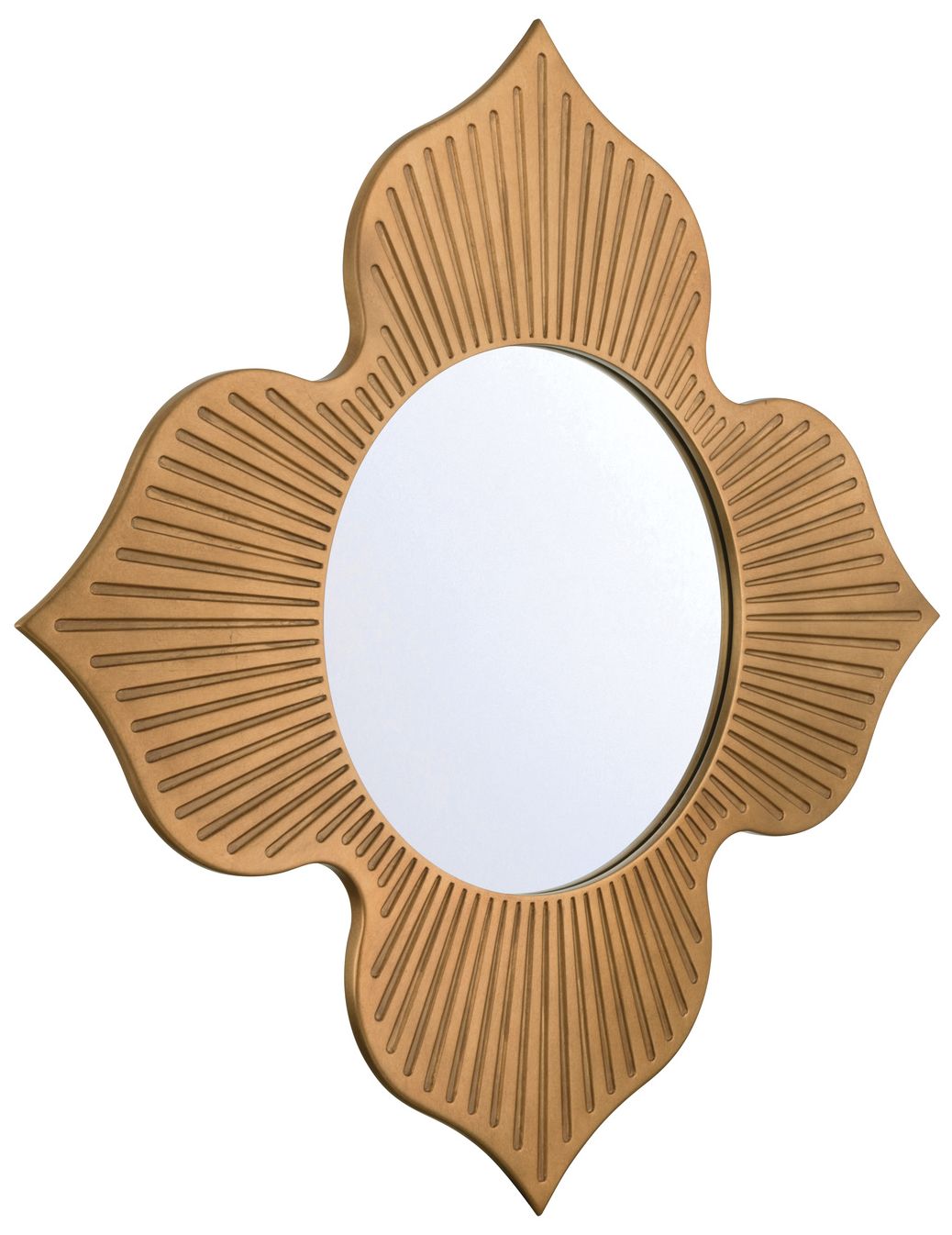 Image 2 Tullos 48'' Burnished Brass Mirror more views