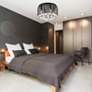 3_Tully 13 1/2" Wide Matte Black and Crystal Ceiling Light more views