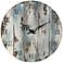 Tully 16" Round Outdoor Wall Clock
