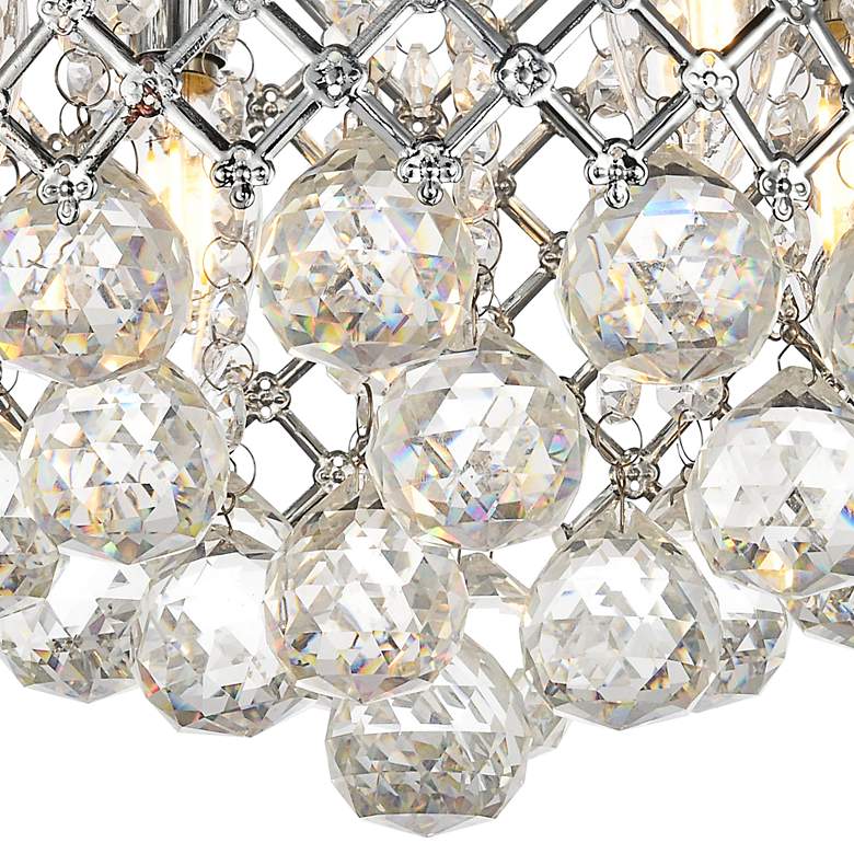 Image 3 Tully Collection Flushmount D13.5 H9.4 Lt:4 Chrome Finish more views