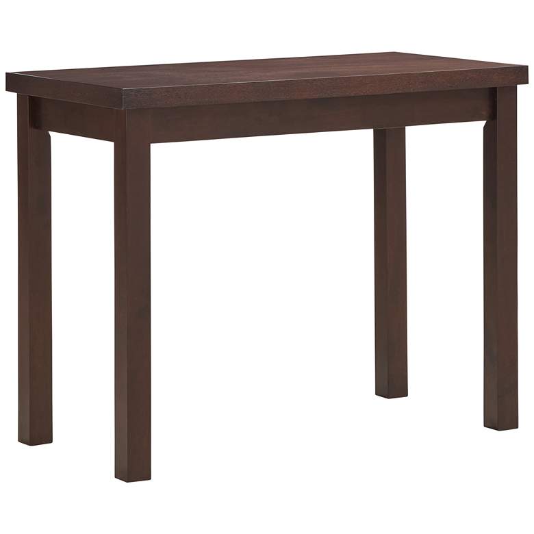 Image 2 Tulsa 46" Wide Espresso Wood Rectangular Bar Table
