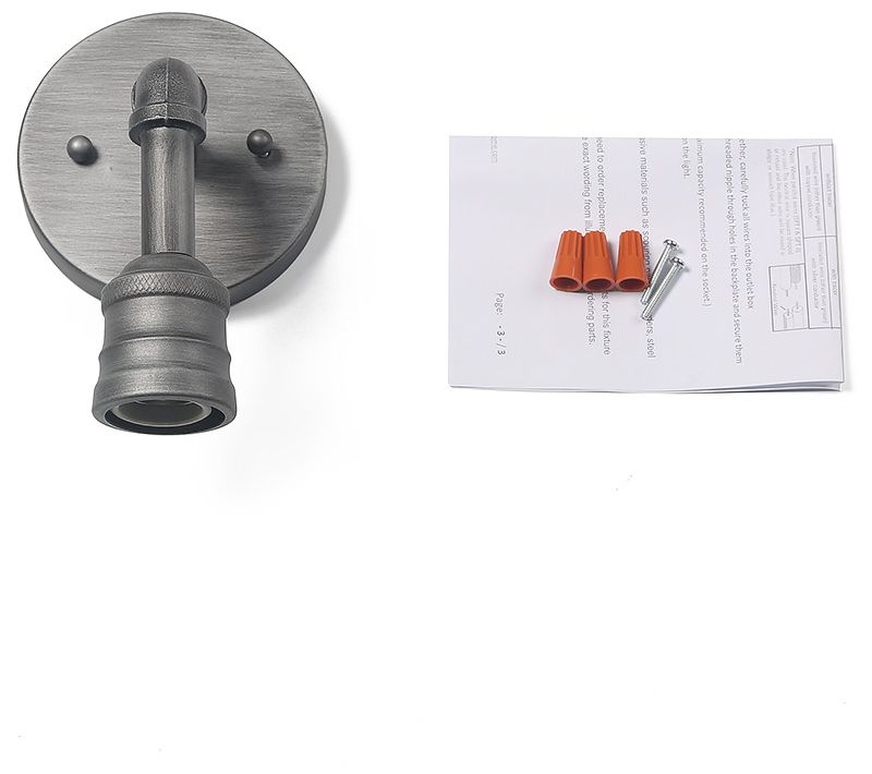 Image 4 Tur 1-Light 4.7" Wide Aged Silver Wall Sconce more views