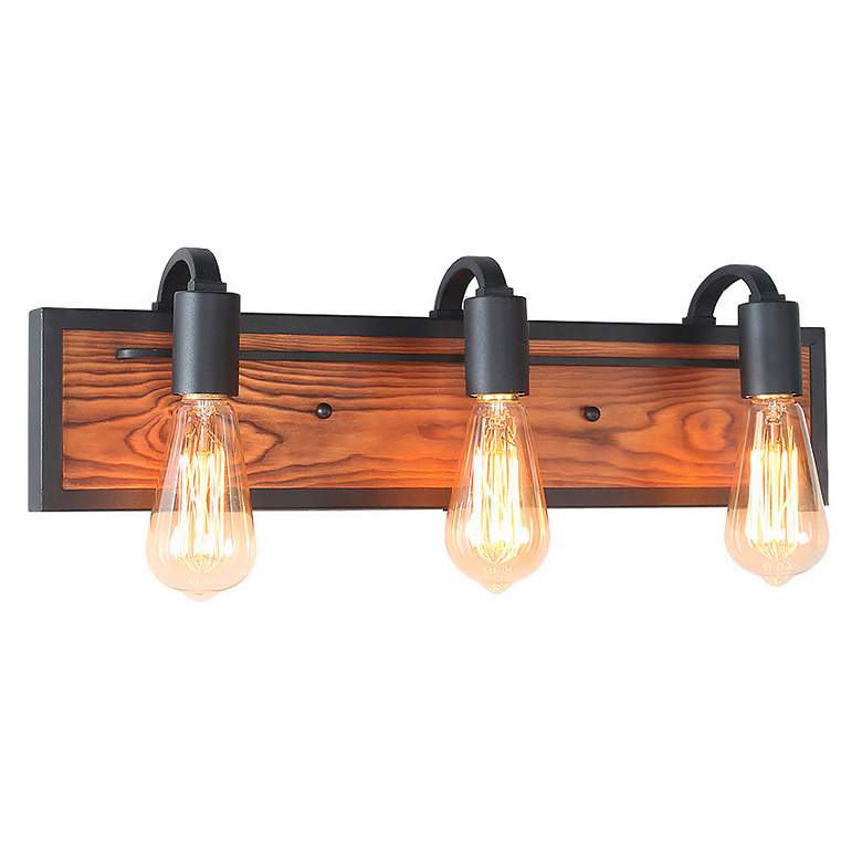 Image 1 Tur 3-Light 21.3" Wide Brown Bath Light