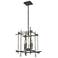 Tura 15.8" Wide 4-Light Natural Iron Small Chandelier