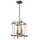 Tura 15.8" Wide 4-Light Soft Gold Small Chandelier