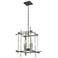 Tura 15.8" Wide 4-Light Sterling Small Chandelier