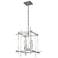 Tura 16 3/4" Wide Vintage Platinum 4-Light Chandelier