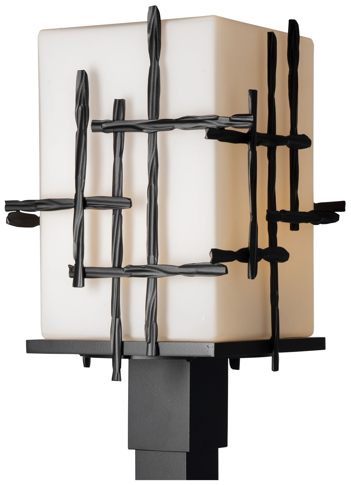 Tura 17.4"H Coastal Bronze Outdoor Post Light w/Opal Made to Order