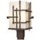 Tura 17.4" High Coastal Bronze Outdoor Post Light With Opal Glass Shad