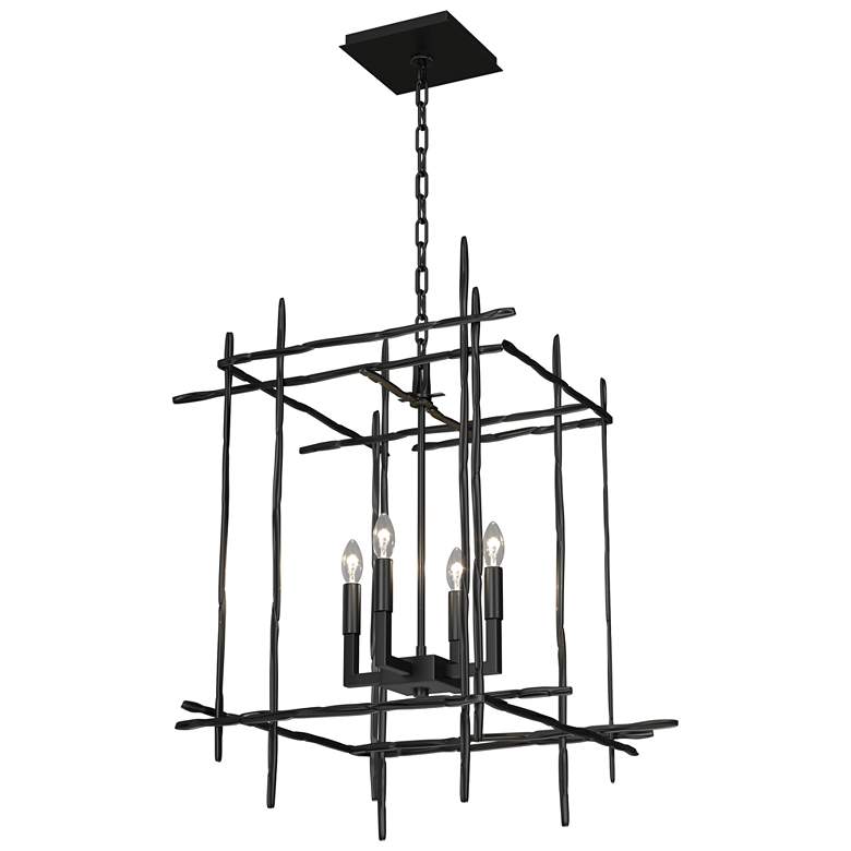 Image 1 Tura 20" Wide 4-Light Ink Medium Chandelier