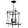 Tura 20" Wide 4-Light Ink Medium Chandelier
