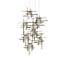 Tura 29.6"W 9-Light Round Long Pendant w/ Seeded Glass Shade