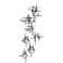 Tura 29.6"W 9-Light Round Natural Iron Long Pendant w/ Frosted Glass S