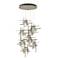 Tura 29.6"W 9-Light Round Standard Pendant w/ Seeded Glass Shade