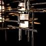 3_Tura 53 1/2" Wide Dark Smoke 7-Light Linear Chandelier more views