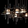 5_Tura 53 1/2" Wide Dark Smoke 7-Light Linear Chandelier more views