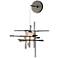 Tura Oil Rubbed Bronze Low Voltage Sconce With Seeded Clear Glass