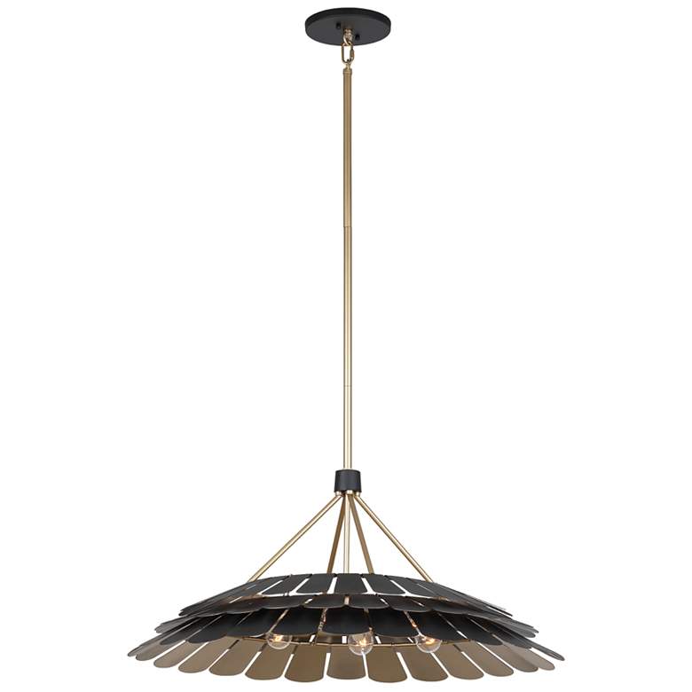 Image 1 Turaco 6-Light Pendant in Midnight by Breegan Jane