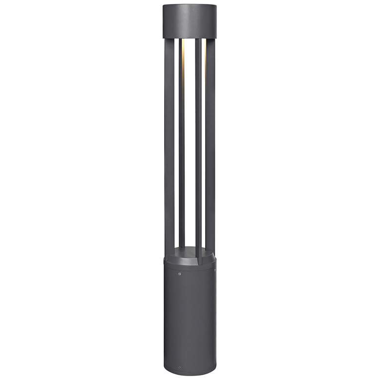 Image 1 Turbo 41" High Charcoal LED Landscape Bollard Light