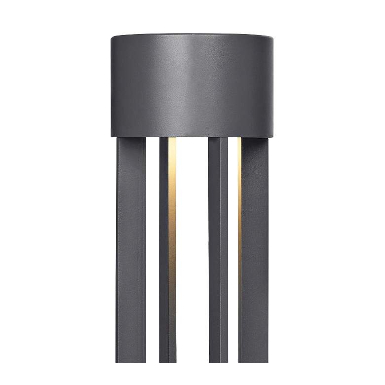 Image 2 Turbo 41" High Charcoal LED Landscape Bollard Light more views