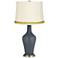 Turbulence Anya Table Lamp with Open Weave Trim