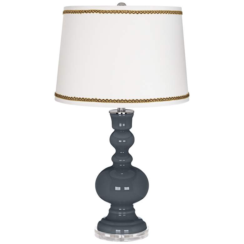 Image 1 Turbulence Apothecary Table Lamp with Twist Scroll Trim