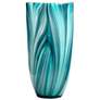 Turin 12" High Large Modern Glass Vase