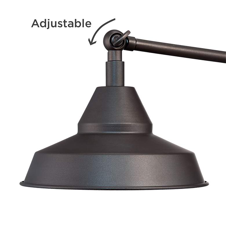 Turnbuckle Bronze Adjustable Desk Lamp with LED Bulb and USB Port more views