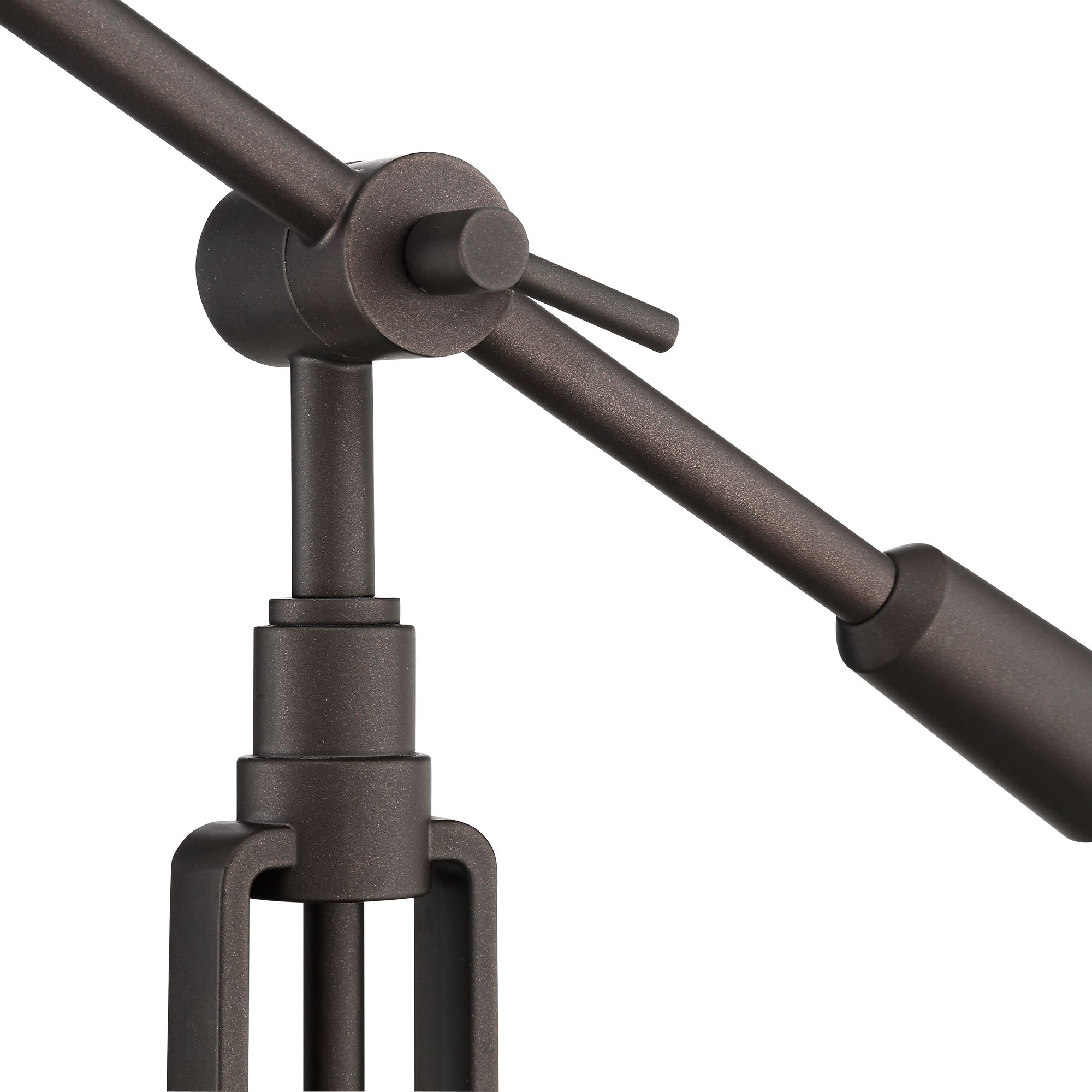 Turnbuckle Bronze LED Desk Lamp with USB Port 32Y24 Lamps Plus