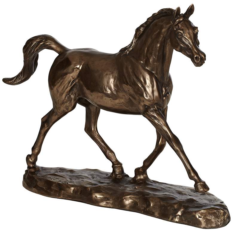 Image 1 Turned Out for Freedom 11 inch High Galloping Horse Statue
