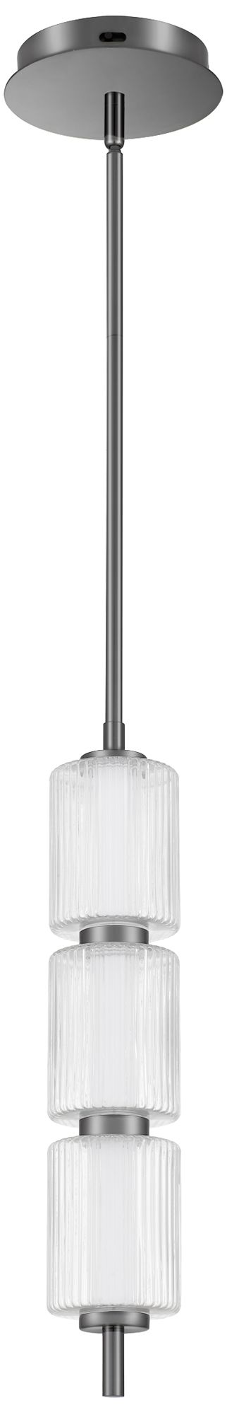 Thumbnail2 of Turner Integrated LED Black Chrome Mini Pendant Light with CCT Switch more views