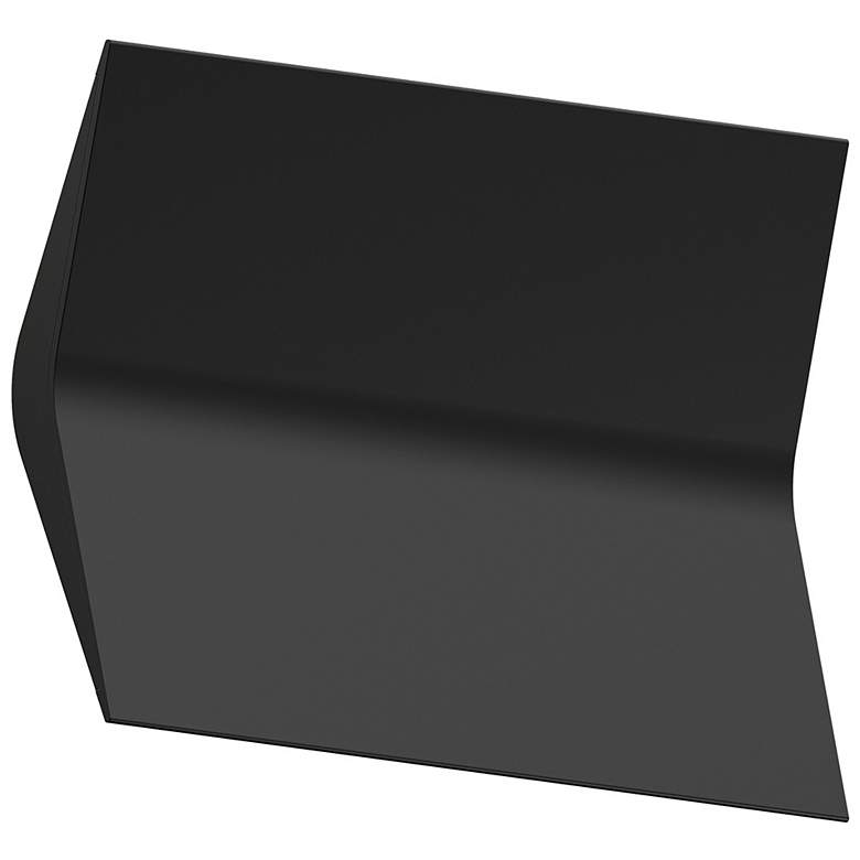 Image 1 Turo 6.5" High Medium Satin Black Wall Sconce
