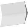 2_Turo 6.5" High Medium Satin White Wall Sconce