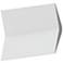 Turo 6.5" High Medium Satin White Wall Sconce