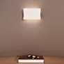 3_Turo 6.5" High Medium Satin White Wall Sconce more views