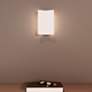 6_Turo 6.5" High Medium Satin White Wall Sconce more views