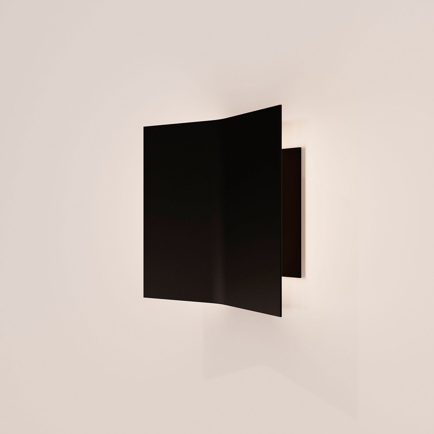 Turo 6.5" High Small Satin Black Wall Sconce