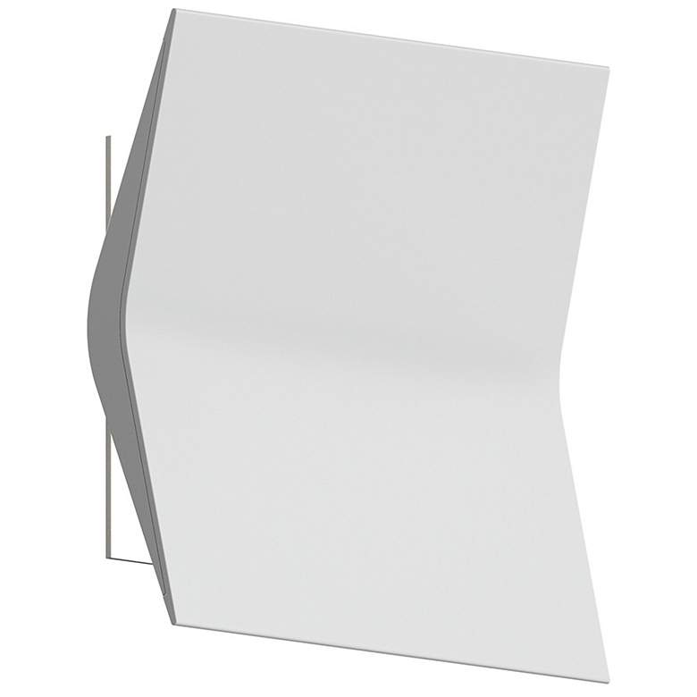 Image 2 Turo 6.5" High Small Satin White Wall Sconce