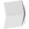 Turo 6.5" High Small Satin White Wall Sconce