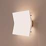 1_Turo 6.5" High Small Satin White Wall Sconce