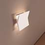 4_Turo 6.5" High Small Satin White Wall Sconce more views
