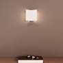 6_Turo 6.5" High Small Satin White Wall Sconce more views