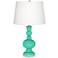 Turquoise Apothecary Table Lamp