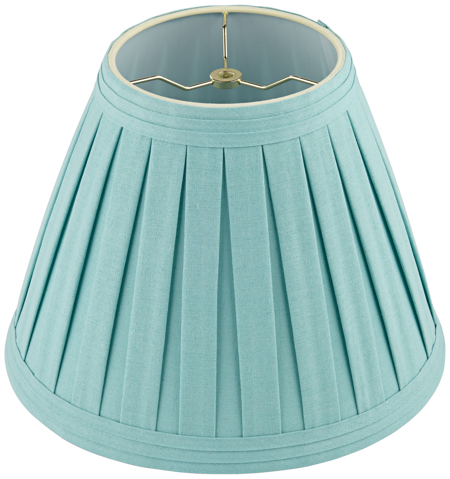 small turquoise lamp shade