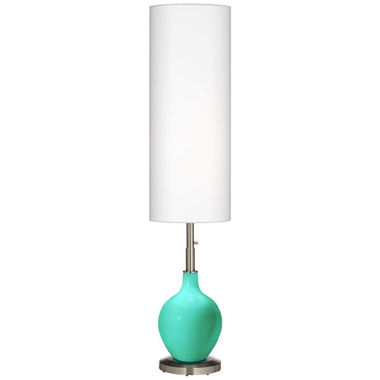 Image 1 Turquoise Ovo Floor Lamp